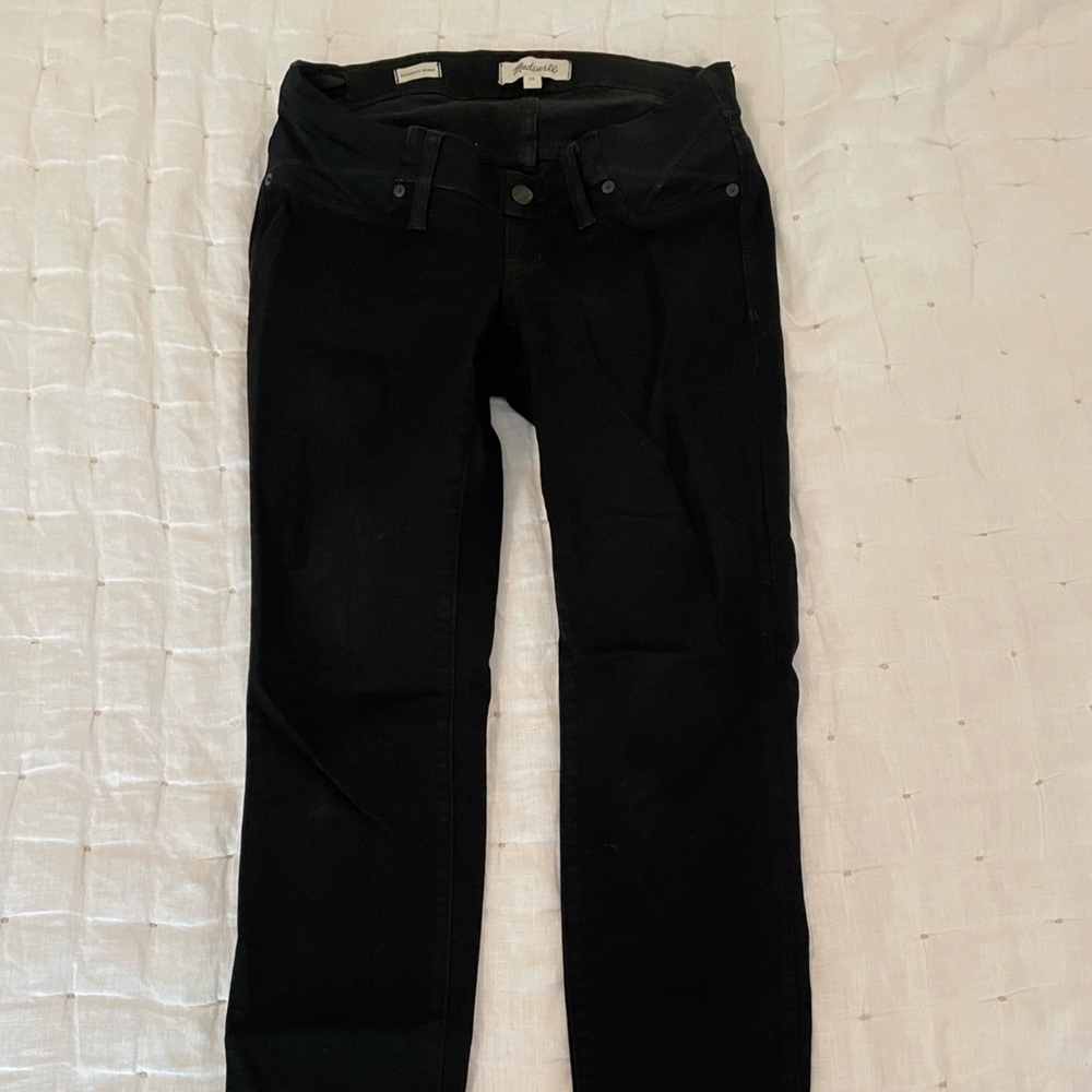 Madewell black maternity jeans sz 26
